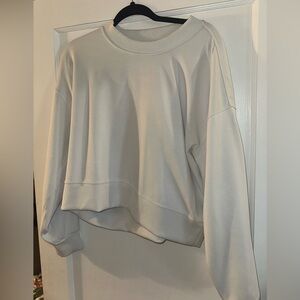 Lululemon softstreme perfectly oversized cropped crew